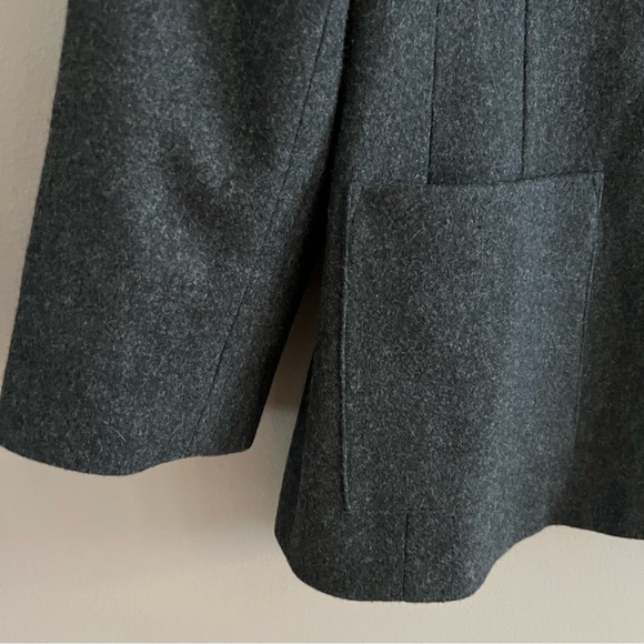 Eddie Bauer Womens Wool Blend Blazer Jacket 3-Button Fully Lined Gray Sz XL - Picture 7 of 15